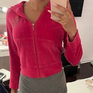 JC pink hoodie women's